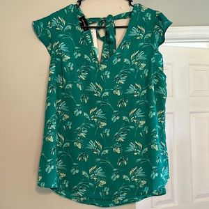 Green Pattern Blouse - XL